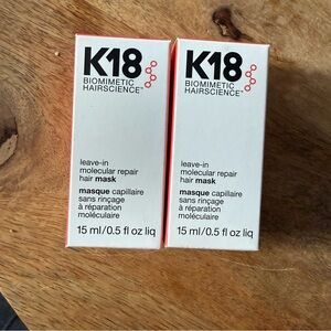 K18 Biomimetic Hairscience Leave-In Hair Mask - White